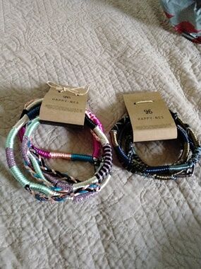 NWT HAPPY-NES Phone Cord.  One Pink Or One Blue - Sold Separately.